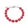 Náramok z červeného syntetického Tyrkysu - Camelia