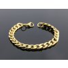 Oceľový pánsky náramok zlatý 8 mm - Leo