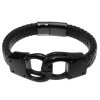 Pánsky náramok s putami z ekokože