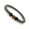 Pánsky náramok z polodrahokamu Tigrie oko