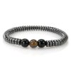 Pánsky náramok z polodrahokamu Hematit