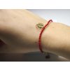 Náramek Lady Red s přívěskem (Miyuki & Ocel)