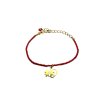 Náramek Lady Red s přívěskem (Miyuki & Ocel)