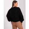 pol pl Hurt Czarny sweter oversize z domieszka welny 404655 5