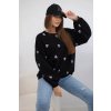 cze pl Bavlnena mikina s potiskem srdce cerny 27755 2