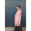 Dámský kabátek pudrově růžová