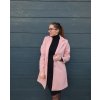 Dámský kabátek pudrově růžová