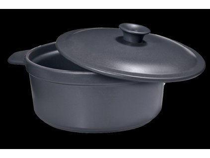 14856 hrniec okruhly sedy 28 cm
