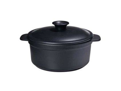 14862 hrniec okruhly cierny 28 cm