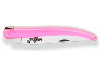 15906 vreckovy noz ruzovy jean michel wilmotte forge de laguiole