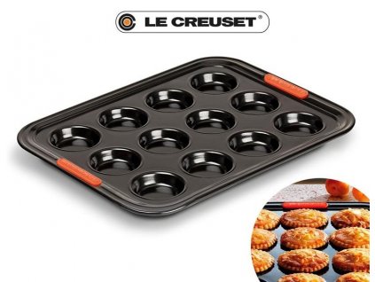 15945 le creuset plech na pecenie 12 minikolacikov male muffiny cup cakes