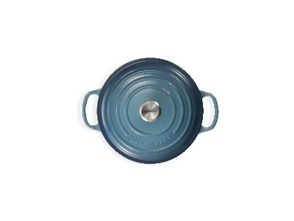 16041 le creuset liatinovy hrniec pekac s pokrievkou sig 22 cm marseillska modra