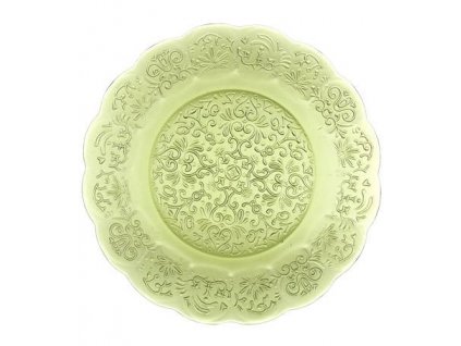 16689 zafferano tanier 32 5cm barocco zeleny