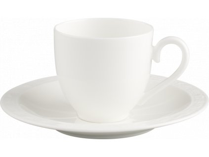 Villeroy & Boch - espresso šálka 0,1l + podšálka - White Pearl