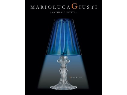 20487 nove mario luca giusti lampa pyramide cira modra 33 cm