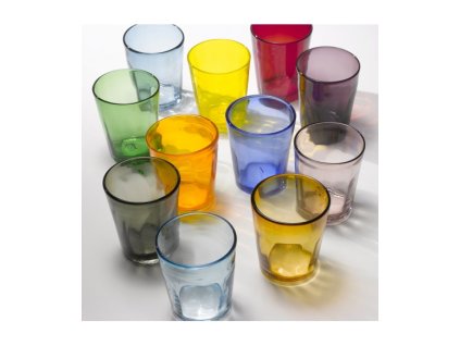 bei glass tumbler brown set 6 pieces