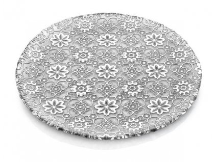 21186 ivv arabesque servirovaci tanier 37 cm strieborny