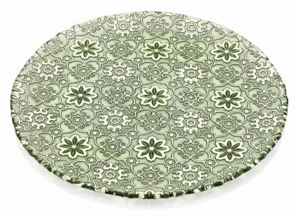 21189 ivv arabesque servirovaci tanier 37 cm zeleny