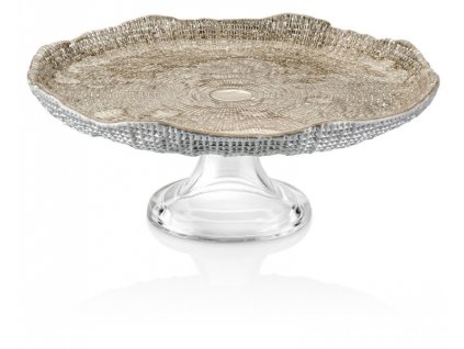 21216 ivv diamante podnos na tortu 26 cm bezovy