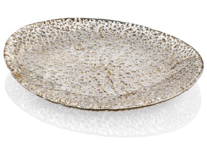 23229 ivv special servirovacia misa 22 x 19 cm zlata dekoracia