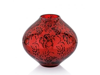 23253 ivv floreal vaza 25 4 cm cervena