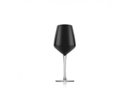 23481 ivv pohare na vino cierne sklo set 6 ks