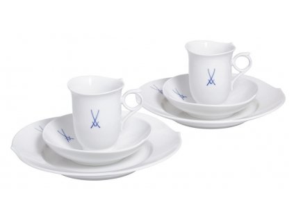 23613 meissen shape kavovy set 6 ks waves pur