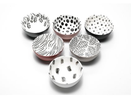 23934 zafferano 6 ks set malych misiek 13 cm crayon