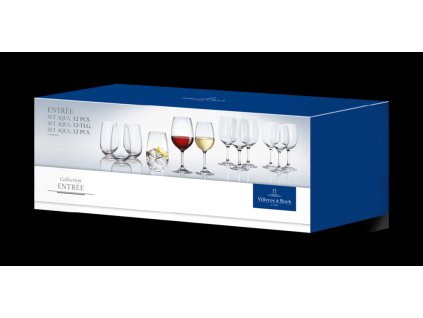 24477 villeroy amp boch set poharov na vino a vodu 12 ks entree aqua