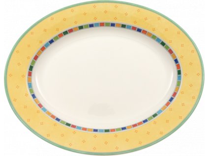 24699 villeroy amp boch ovalny tanier 34 cm twist alea limone
