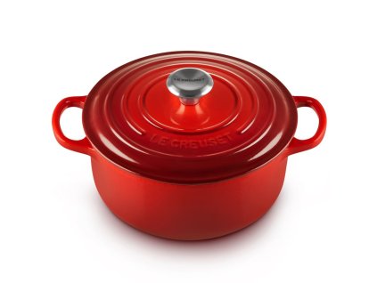 25092 le creuset sig liatinovy hrniec pekac s pokrievkou 30 cm 8 4l cerveny