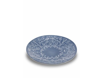 25491 zafferano plytky tanier 26 5 cm tyrkysovy tue