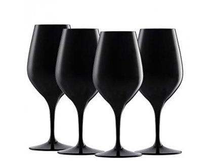 26178 nachtmann spiegelau set 4 ks pohar na vino authentis cierny