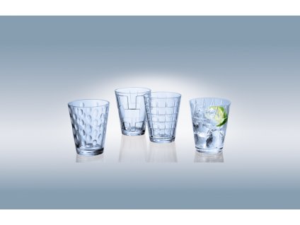 26475 villeroy amp boch pohar na vodu set 4 ks modry dressed up