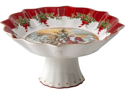 Toy's Fantasy - veľká miska na nôžke Santa so stromčekom - Villeroy & Boch