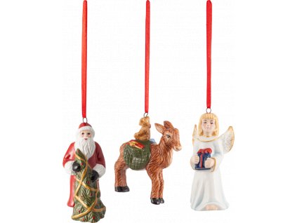 Nostalgic Ornaments - Santa, anjel, sob, set 3ks - Villeroy & Boch