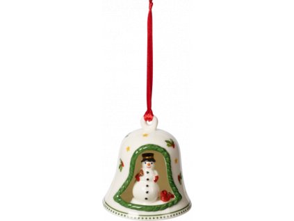 27027 my christmas tree zvoncek so snehuliakom 8 cm villeroy amp boch