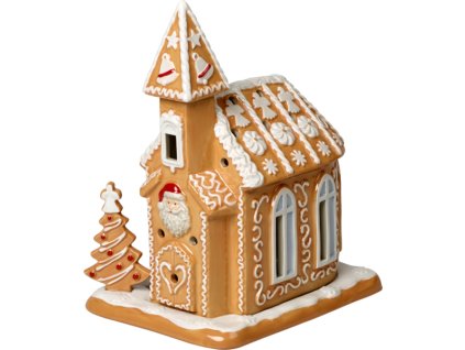 Villeroy & Boch - svietnik medovníkový kostol - Winter Bakery Decoration