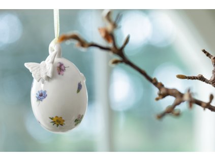 Villeroy & Boch - ornament vajíčko s motýlikom, 7,5 cm - Spring Fantasy