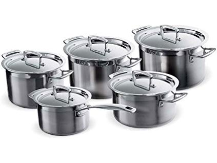Le Creuset - Set 5 ks hrncov (3-vrstvové: nerez/hliník/ magnetická chrómová oceľ)