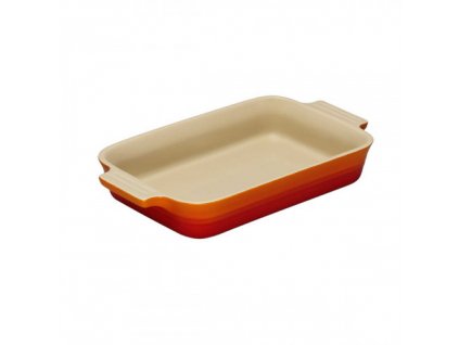 Le Creuset - zapekacia misa obdĺžniková - oranžová