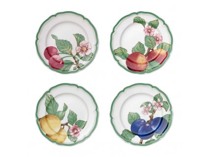 French Garden Modern Fruits - set štyroch šalátových tanierov - Villeroy & Boch