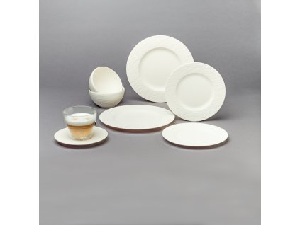 Villeroy & Boch - štartovací set pre dve osoby (10ks) - Manufacture Rock blanc