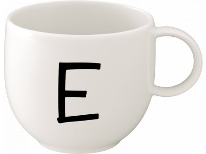 Villeroy & Boch - hrnček 0,4l (písmeno E) - Letters