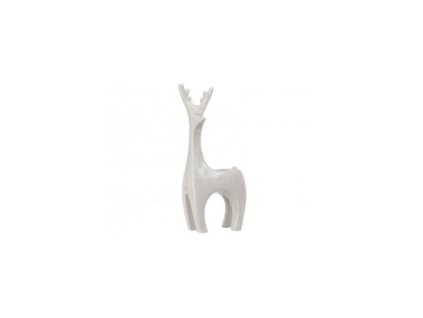 renna in ceramica bianca 32 cm villa altachiara