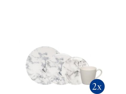 Villeroy & Boch - Combi Set 8ks White - Marmory
