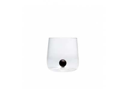 bilia borosilicate glass tumbler black set 6 pieces