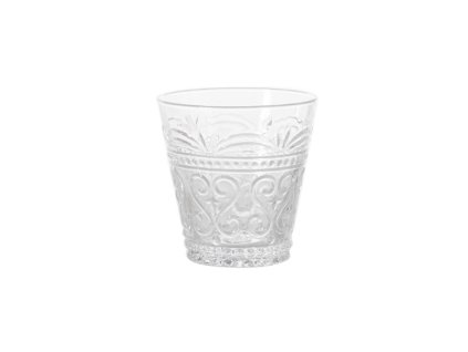provenzale glass cone tumbler clear set of 6 pieces