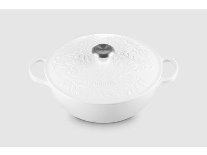 Le Creuset - Liatinový hrniec okrúhly s pokrievkou 28cm/4,9l - Olive Branch