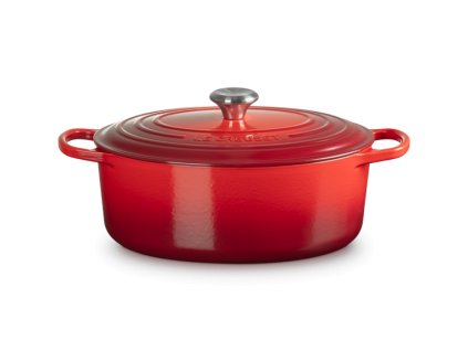 liatinovy hrniec signature cerveny 31cm lecreuset